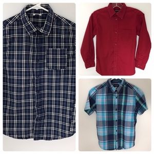 Lot of 3 Button-Down Shirts Crazy 8, Children's Pl